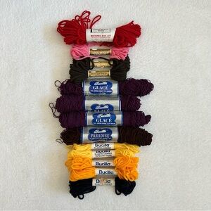 Vintage Needlepoint Tapestry Yarn Mixed Lot Weight 6.1 oz